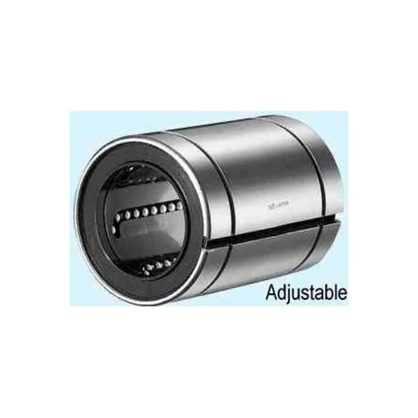 Nippon Bearing NB Corp SW6G-AJ 3/8" ID Clearance Adjustable Type Linear Bearing W/Resin Retainer, Steel SW6G-AJ - main
